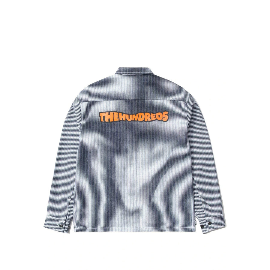 The Hundreds : Roosevelt LS Woven Shirt Jacket (Navy)