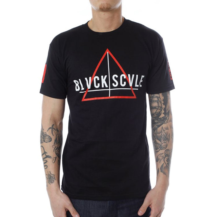 Black Scale Traditional Logo T-shirt Black