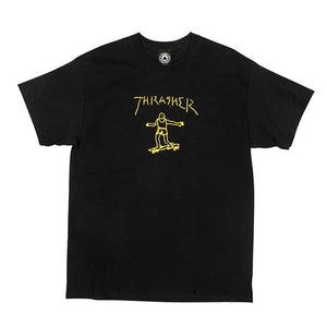 Thrasher : Gonz T-Shirt (Black/Yellow)