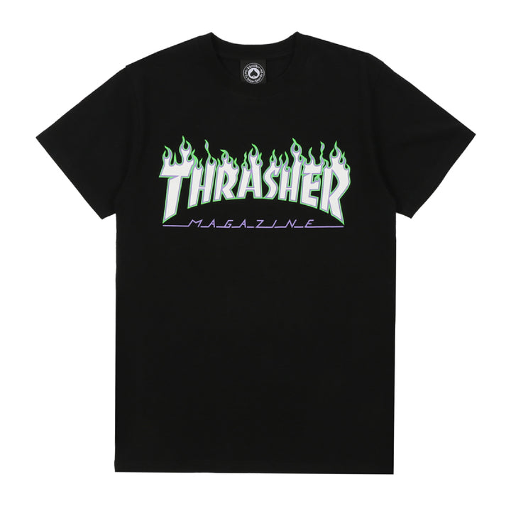 Thrasher : Joker Flame T-Shirt (Black)