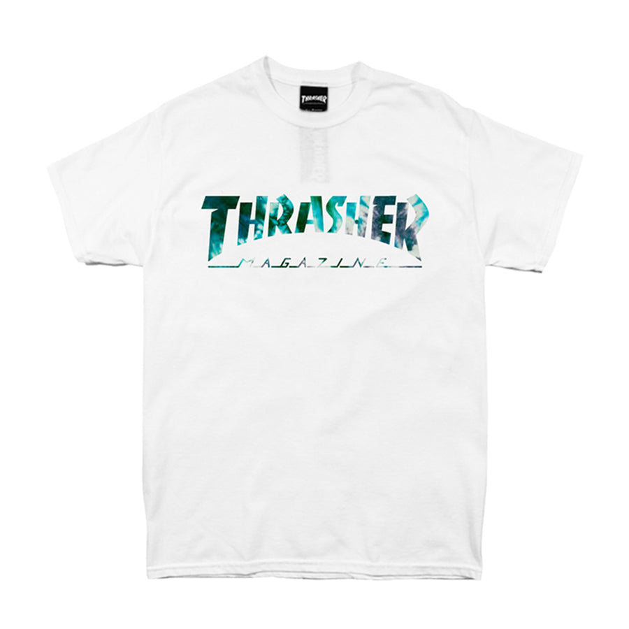Thrasher : Tie Dye S/S Tee (White)