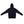 Thrasher : Flame Outline Pocket Hooded Sweatshirt (Navy)