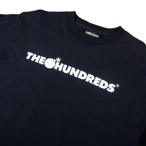 The Hundreds : Forever Bar Logo T-Shirt (Navy)