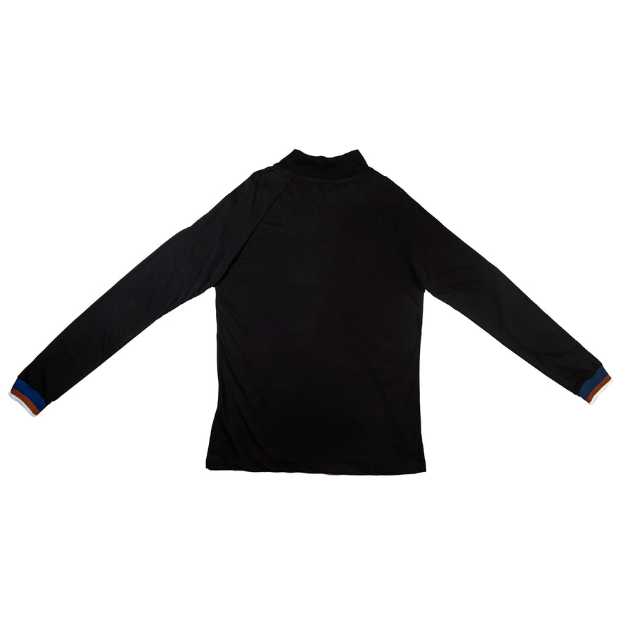 Pas De Mer : Tuco Rollneck Shirt (Black)