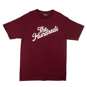 The Hundreds : Forever Slant Logo T-Shirt (Burgundy)