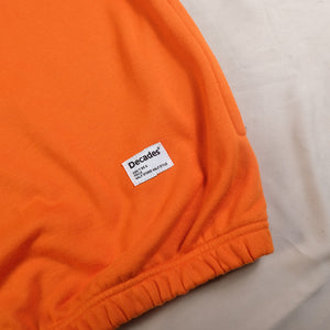 Decades : 2-Tone Half Zip Sweater (Orange)