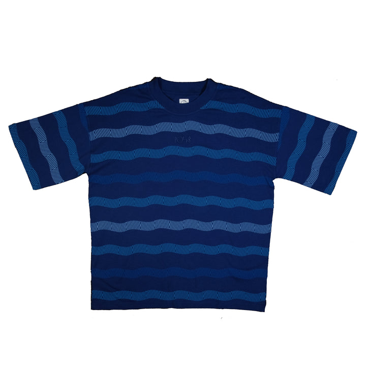 Polar Skate: Wavy Surf Tee (Dark Blue)