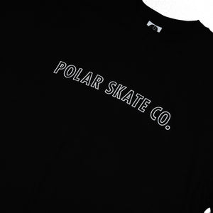 Polar Skate: Outline Crewneck (Black)
