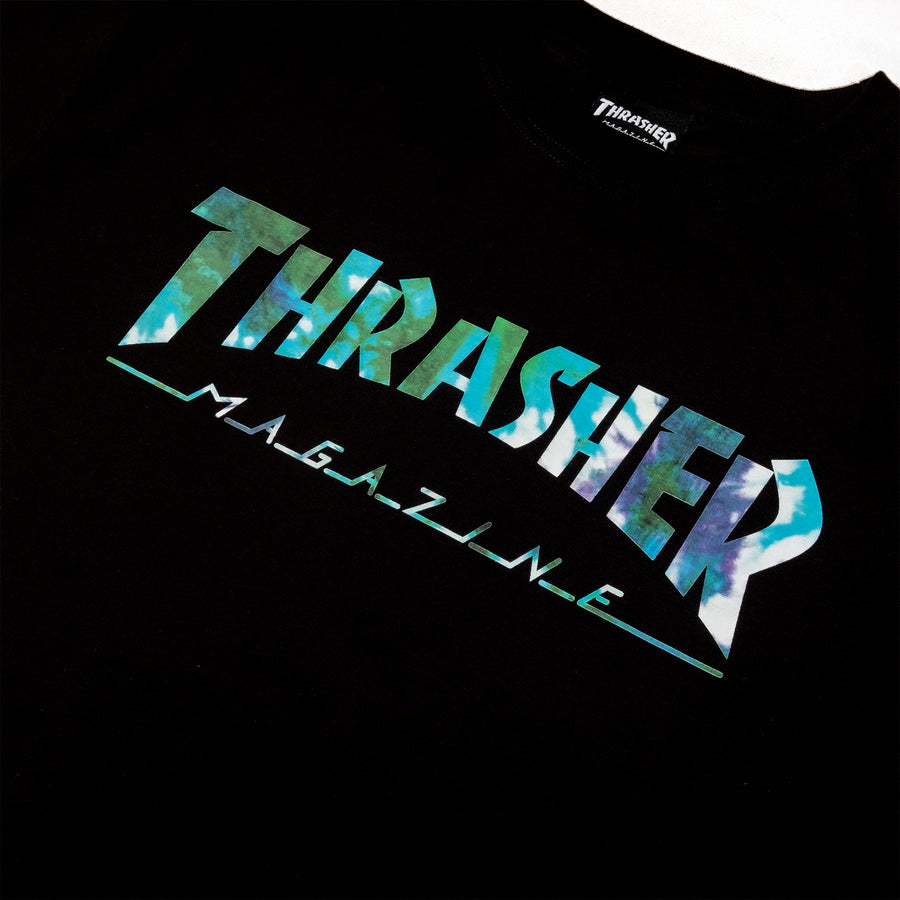 Thrasher : Tie Dye S/S Tee (Black)