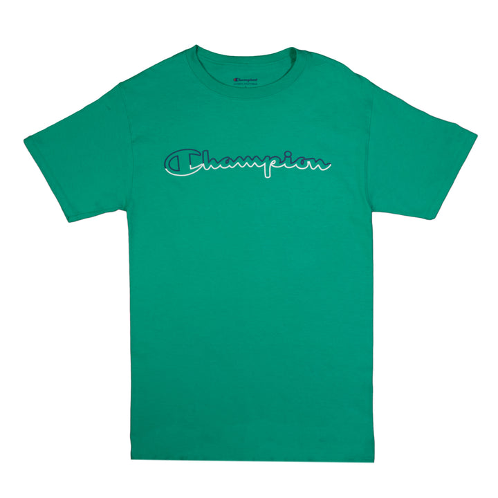 Champion : Classic Graphic Tee (Green Myth)