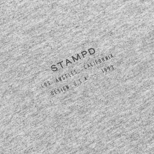 Stampd: Stacked Logo Tee (Heather Grey)