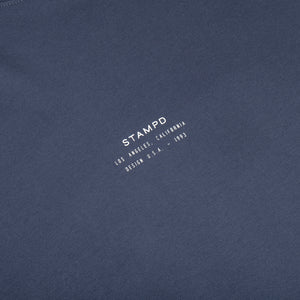 Stampd: Stacked Logo Tee (Blue)