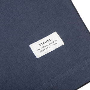Stampd: Stacked Logo Tee (Blue)