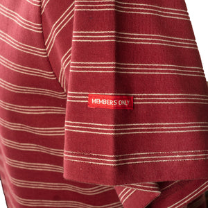 Members Only : Liberty Striped S/S T-Shirt (Burgundy)