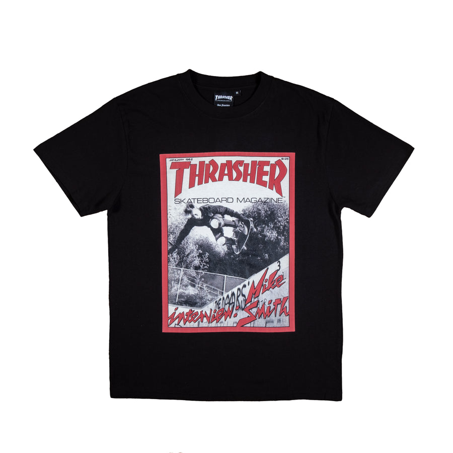 Thrasher : JAN 82 S/S T-Shirt (Black)