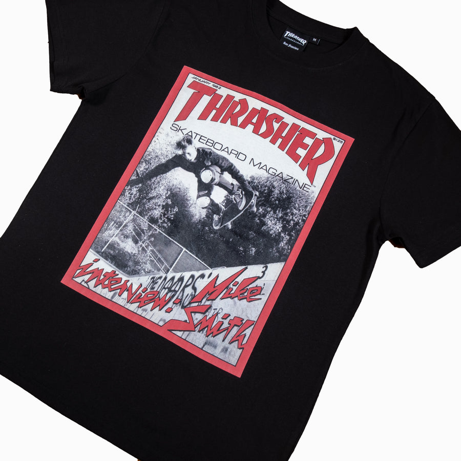 Thrasher : JAN 82 S/S T-Shirt (Black)