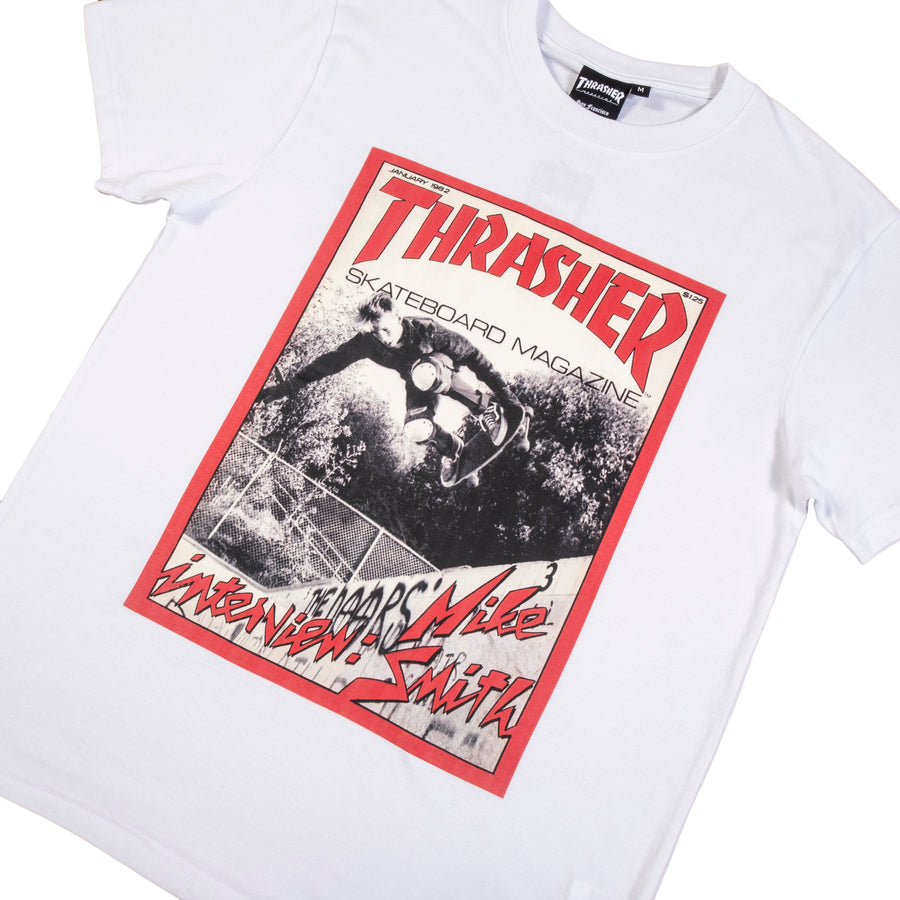 Thrasher : JAN 82 S/S T-Shirt (White)