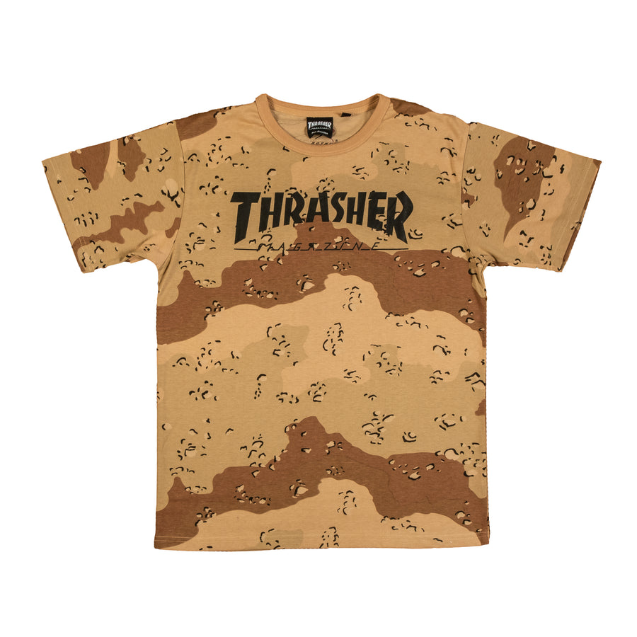Thrasher : Hometown Camo S/S T-Shirt (Desert Camo)