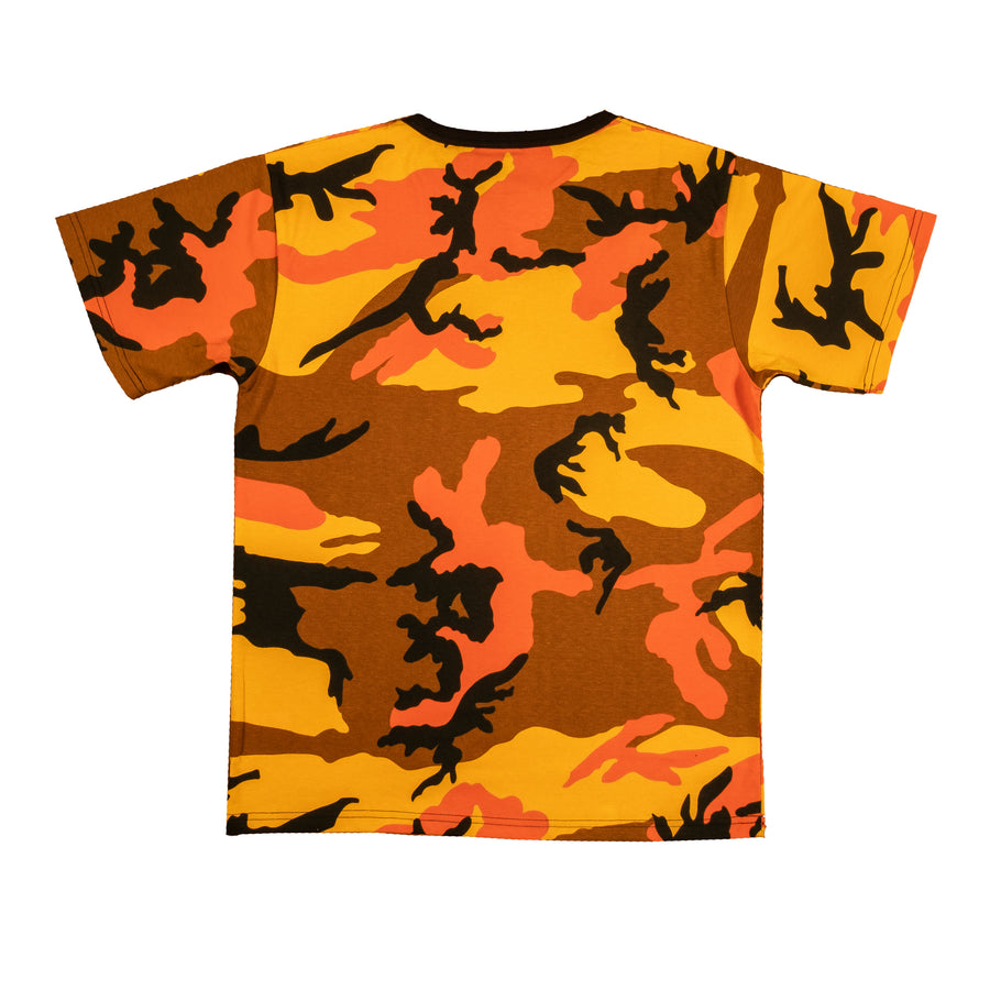 Thrasher : Hometown Camo S/S T-Shirt (Savage Orange Camo)