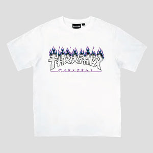 Thrasher : Godzilla Charred S/S T-Shirt (White)