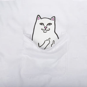 RIPNDIP: Lord Nermal Pocket Tee (White)