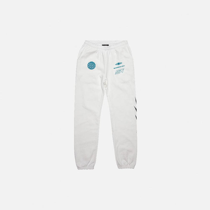 Shadow Hill : Coral Sweatpants (White)